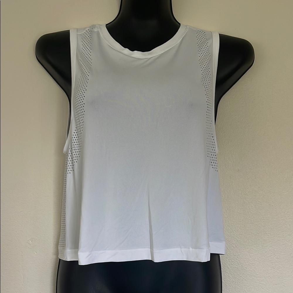 Victoria Secret Pink - White Sleeveless Women's Top